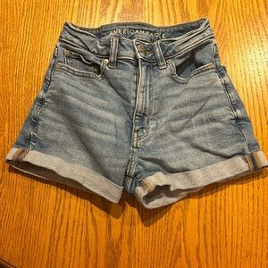 American Eagle jean shorts size 00